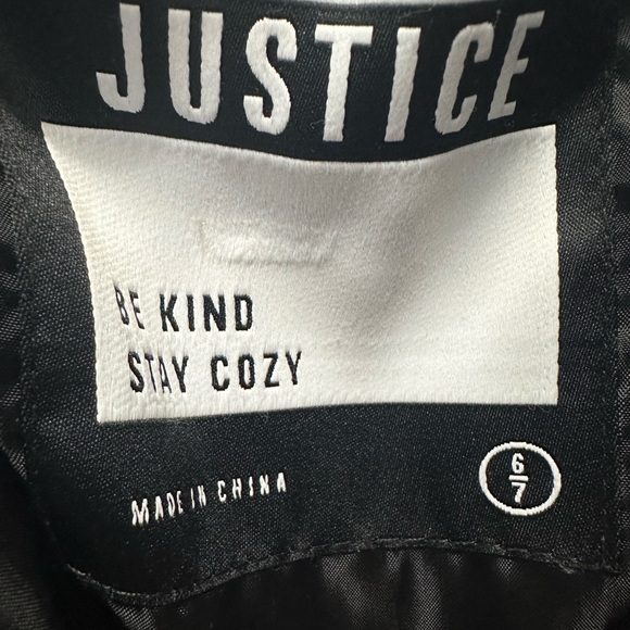 Justice Girls Half Fur Jacket - Picture 5 of 5